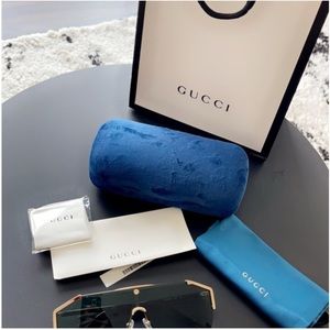 New Gucci ✨Sunglasses with Blue Accessories